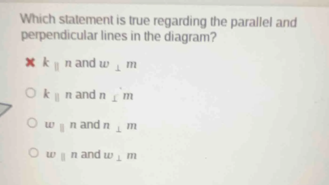 which statement is true regarding the parallel and perpendicular lines …