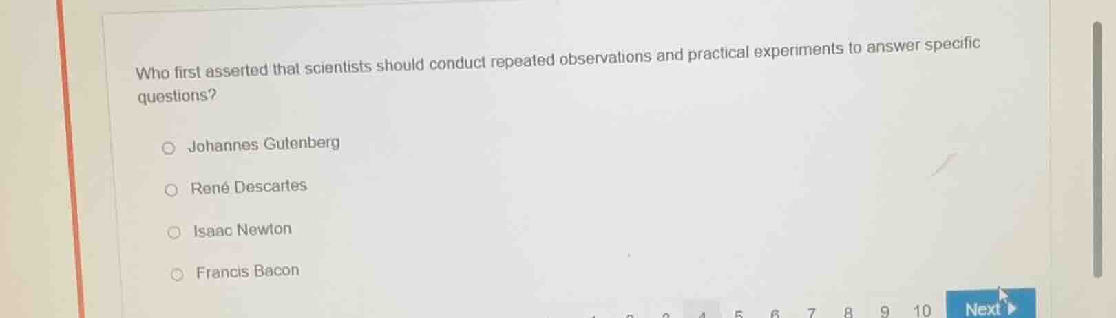 who first asserted that scientists should conduct repeated observations…