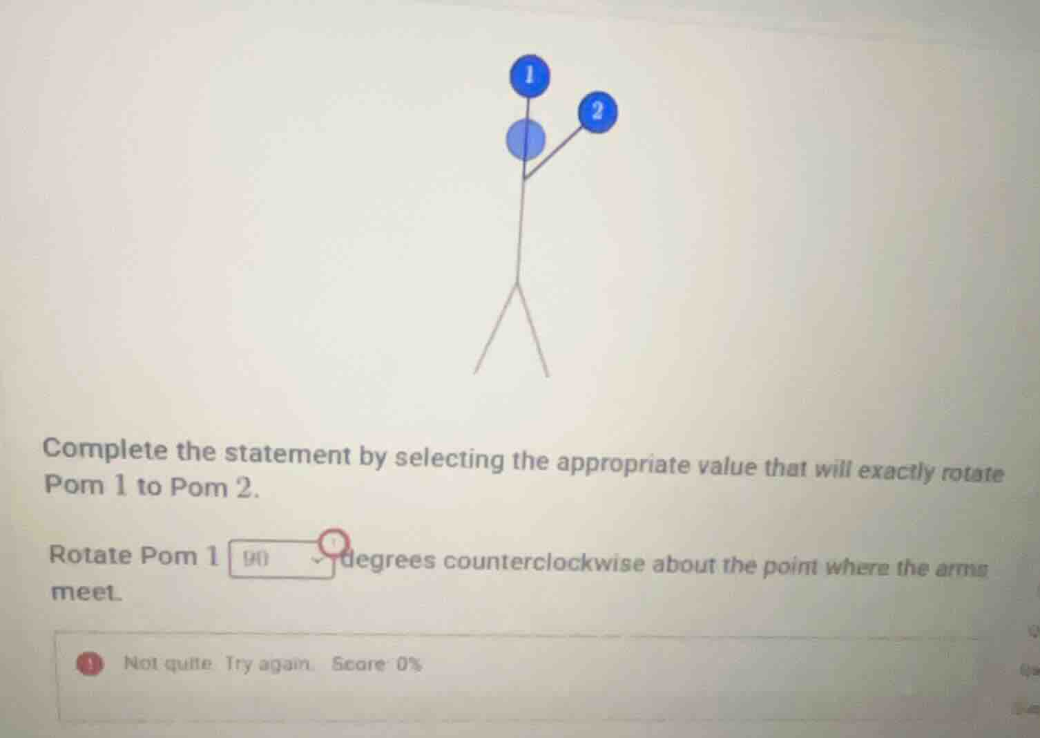 complete the statement by selecting the appropriate value that will exa…