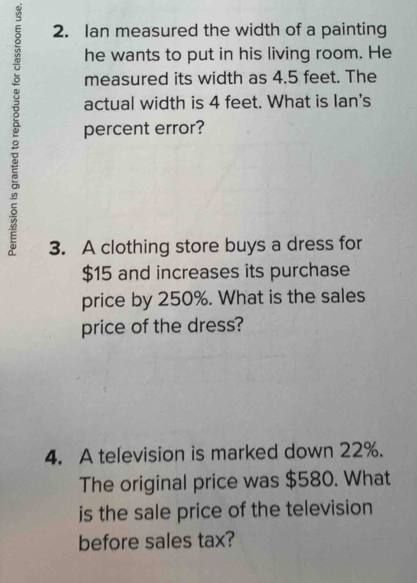 2. ian measured the width of a painting he wants to put in his living r…