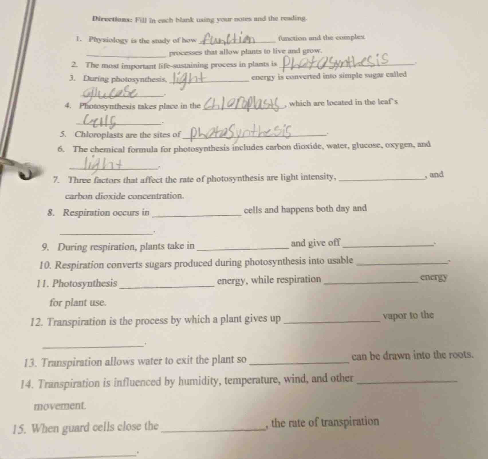 directions: fill in each blank using your notes and the reading. 1. phy…