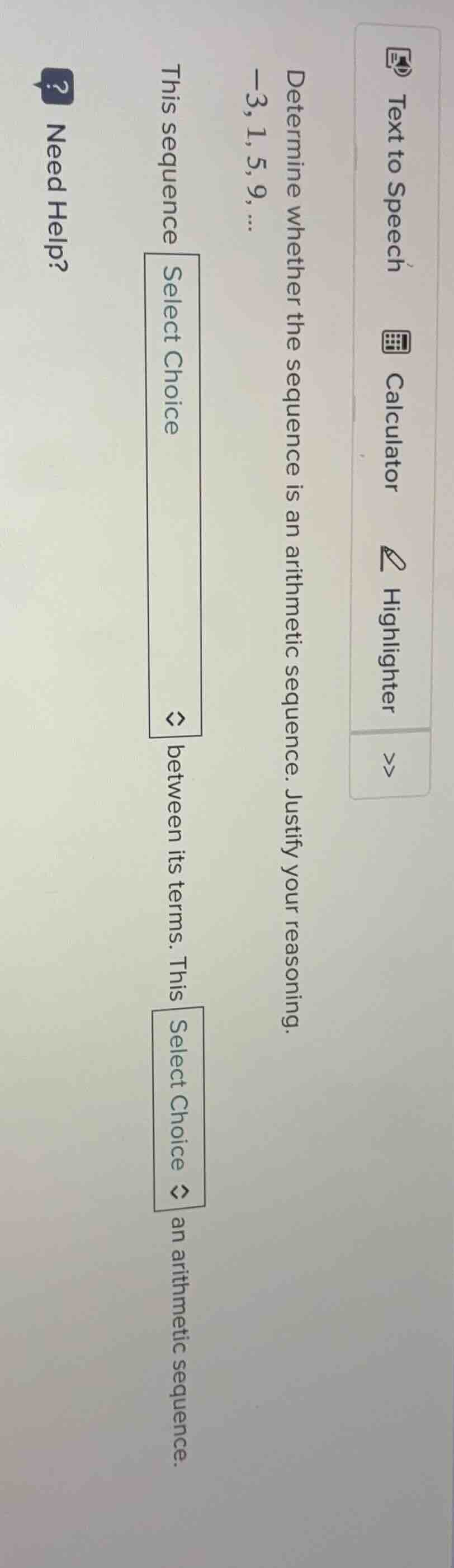 determine whether the sequence is an arithmetic sequence. justify your …