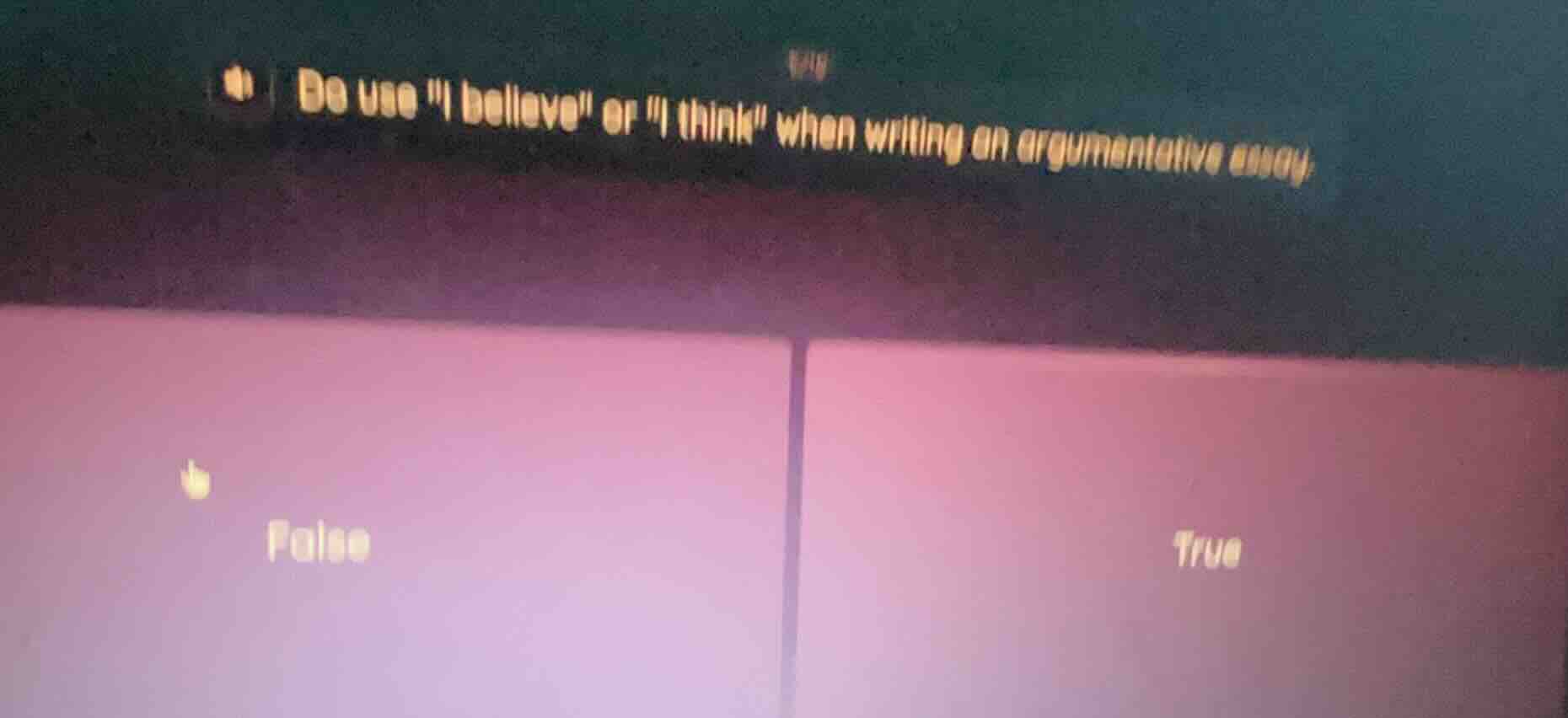 do use \i believe\ or \i think\ when writing an argumentative essay. fa…
