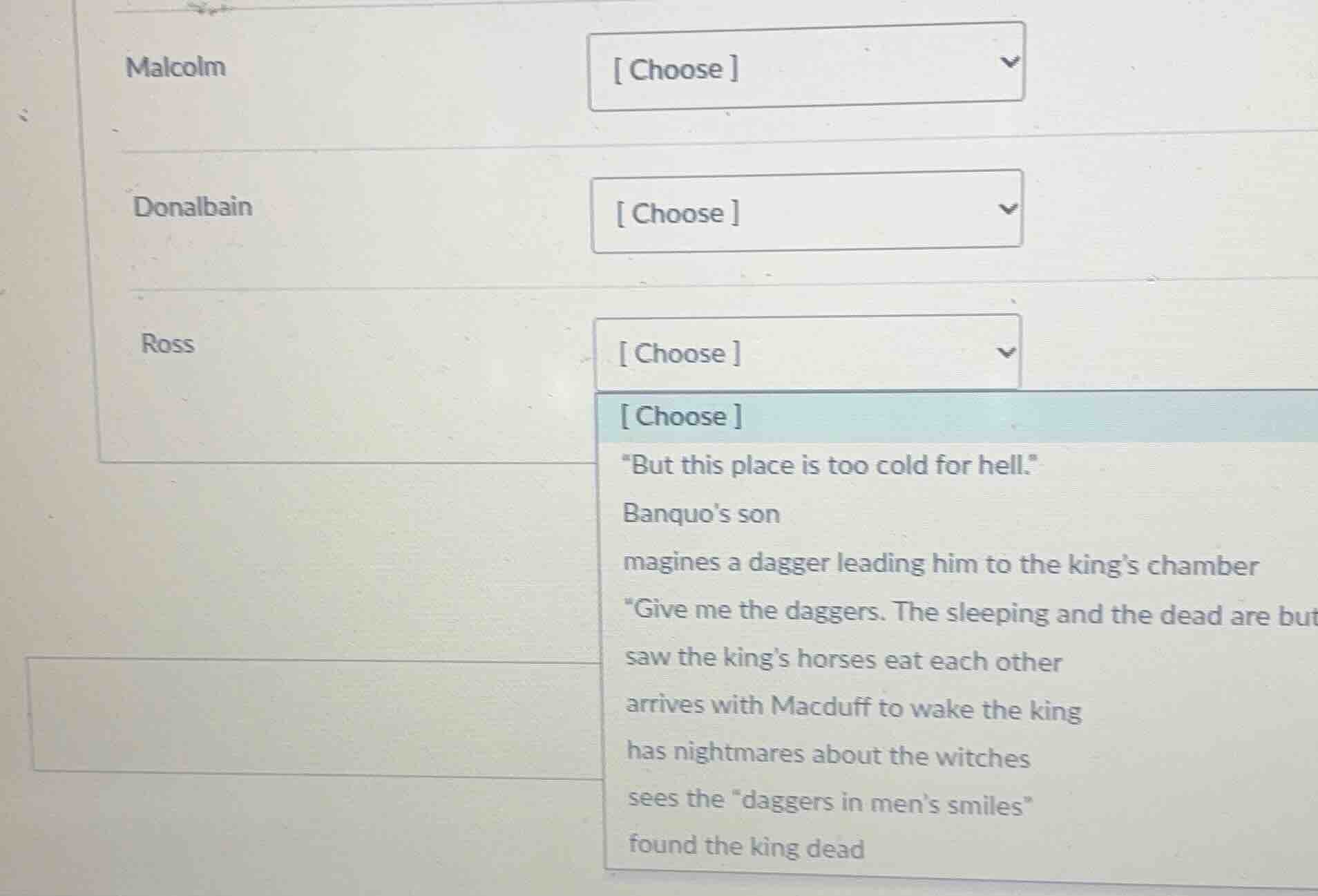 malcolm choose donalbain choose ross choose choose \but this place is t…