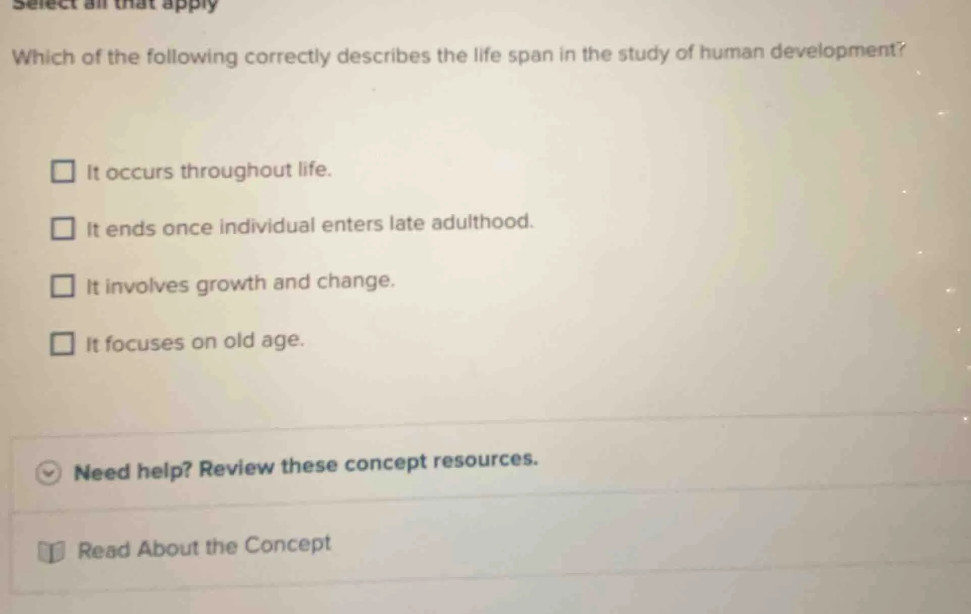 select all that apply which of the following correctly describes the li…