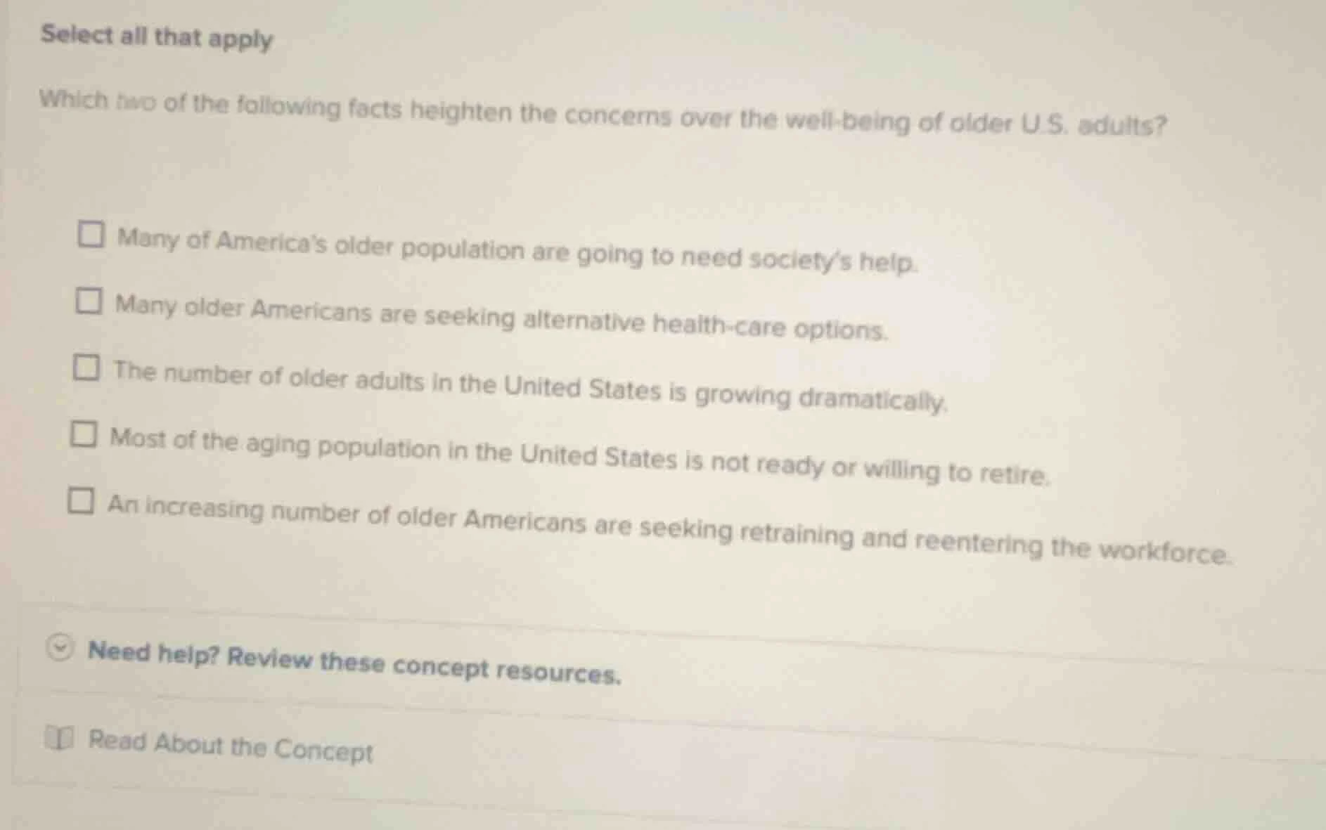 select all that apply which two of the following facts heighten the con…