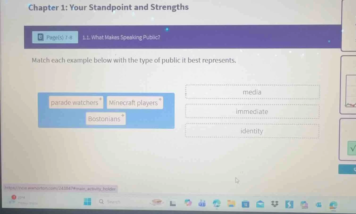 chapter 1: your standpoint and strengths page(s) 7-8 1.1. what makes sp…