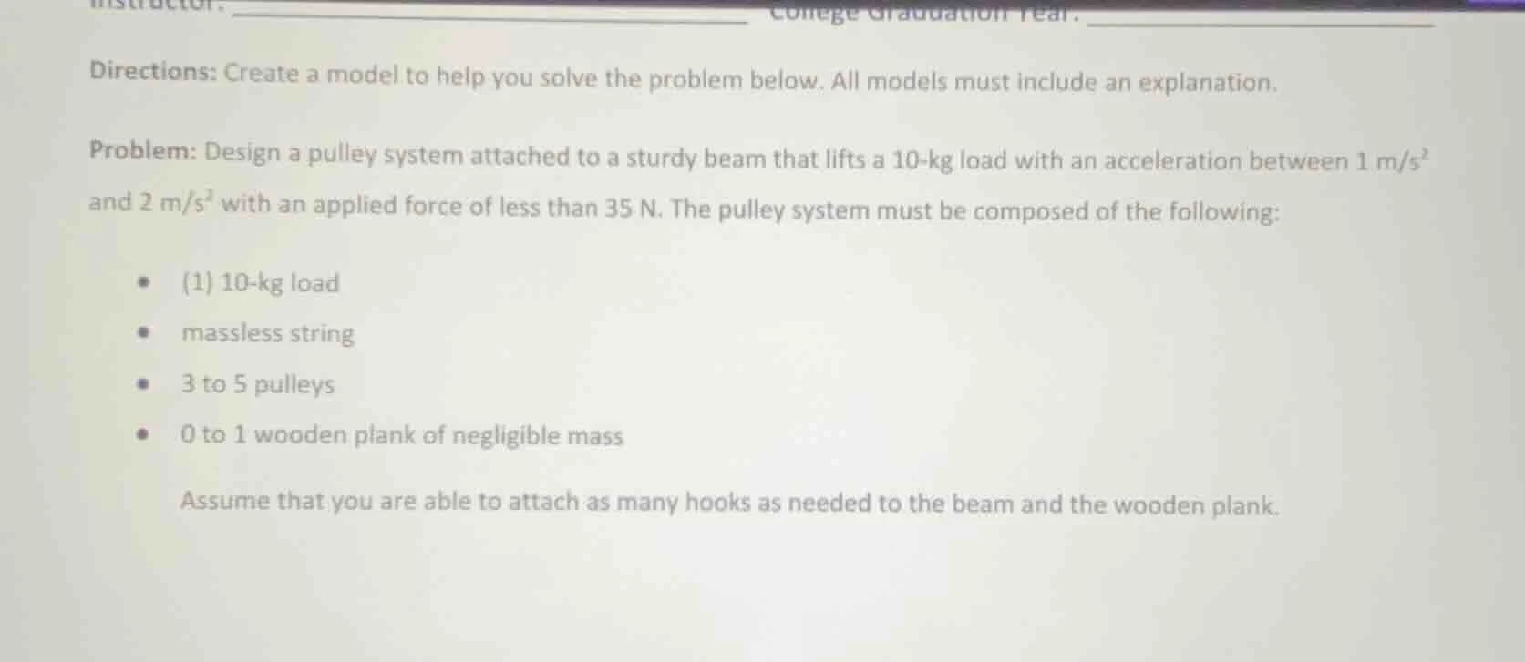 directions: create a model to help you solve the problem below. all mod…