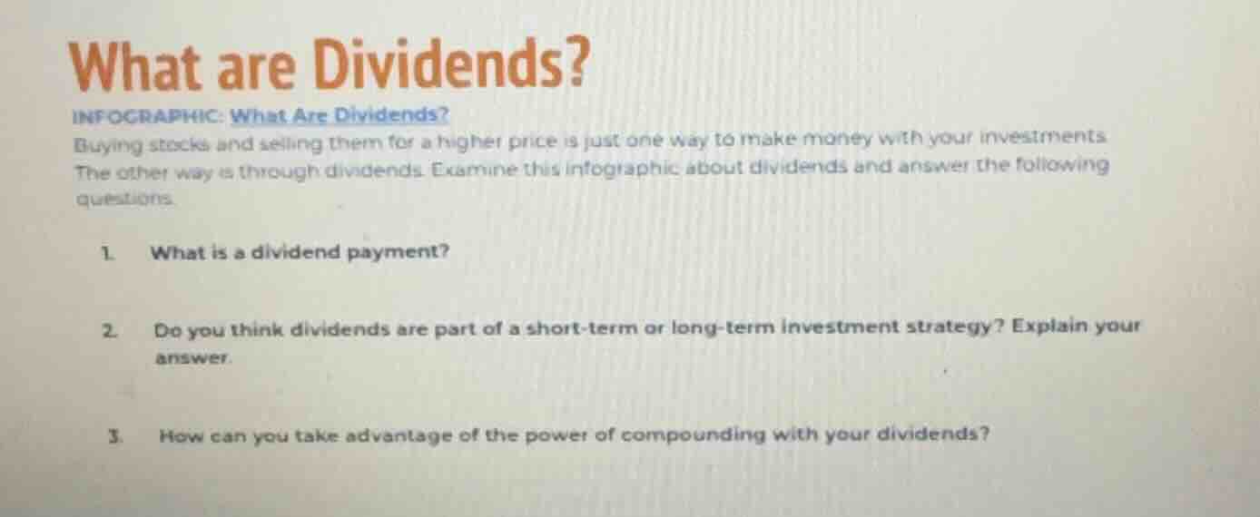 what are dividends? infographic: what are dividends? buying stocks and …