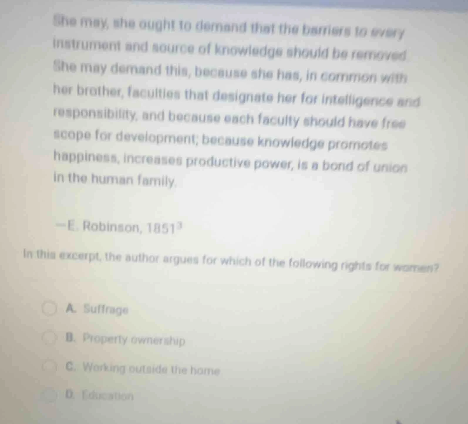 she may, she ought to demand that the barriers to every instrument and …