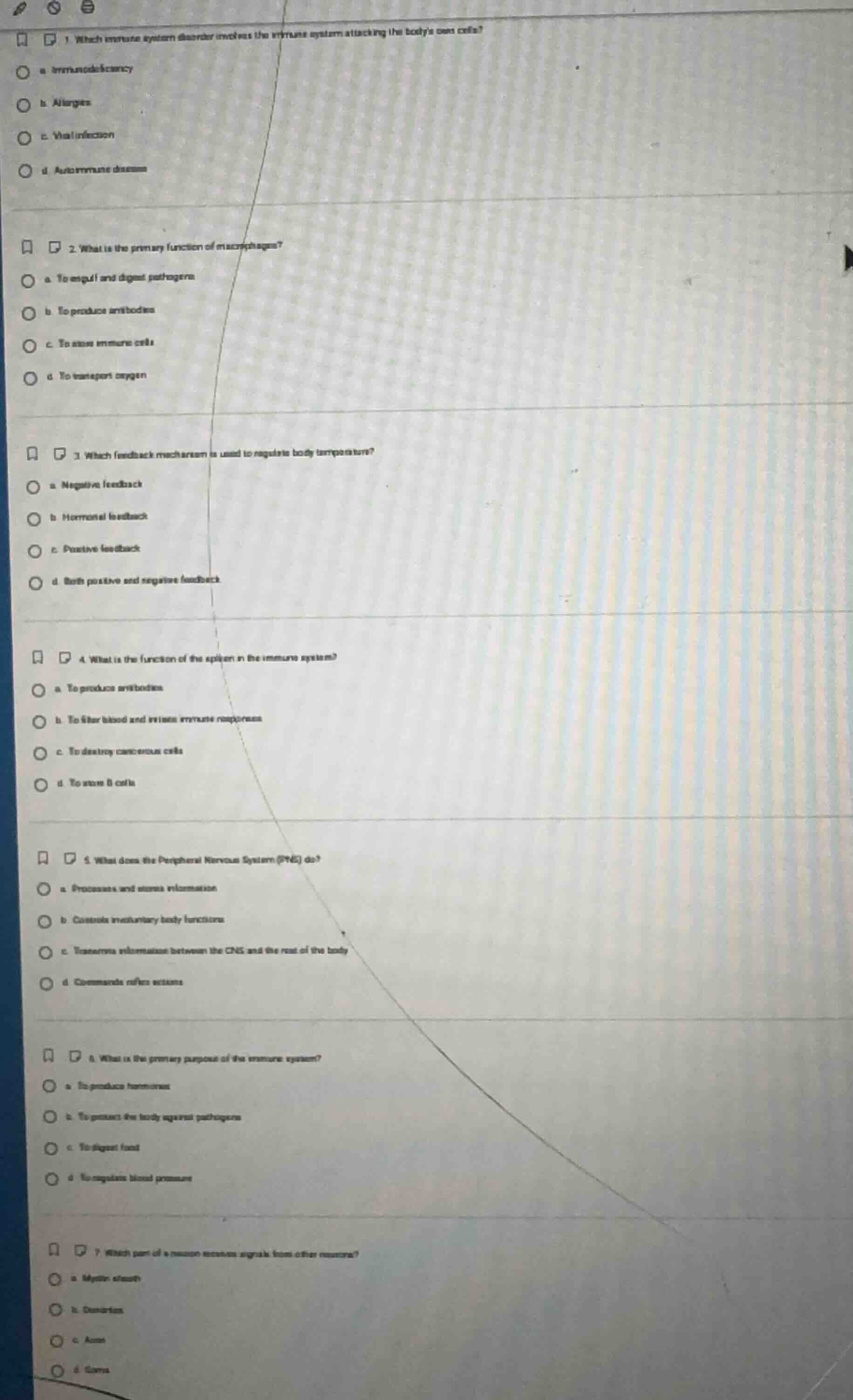 1 which immune system disorder involves the immune system attacking the…