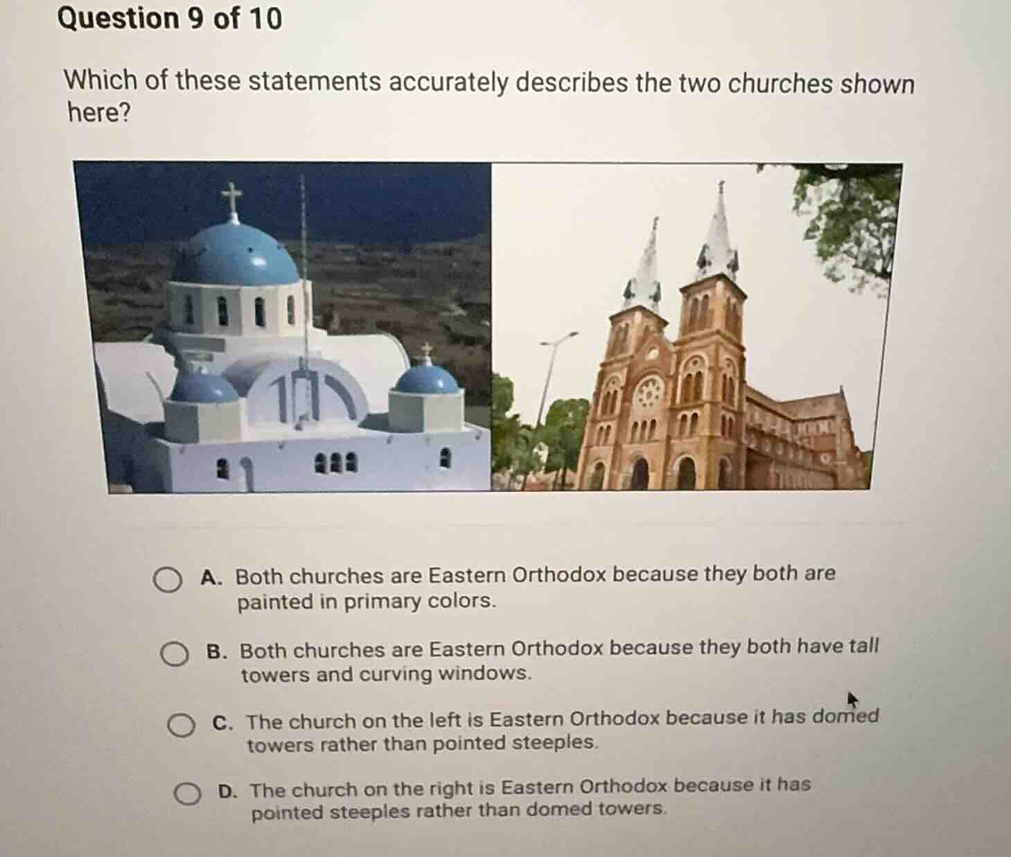 question 9 of 10 which of these statements accurately describes the two…