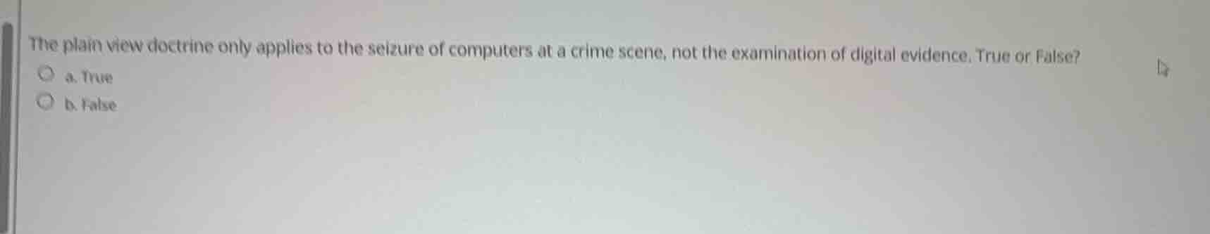 the plain view doctrine only applies to the seizure of computers at a c…