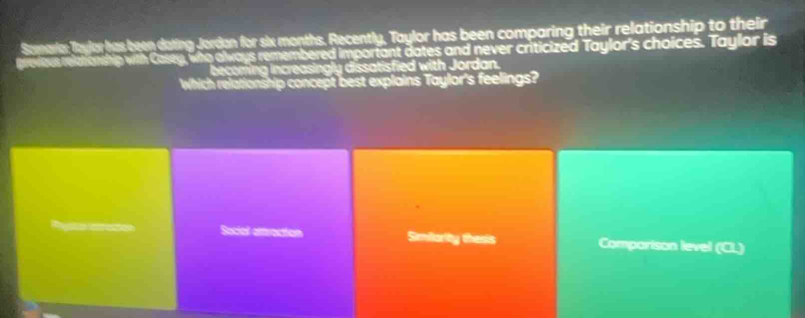 scenario: taylor has been dating jordan for six months. recently, taylo…