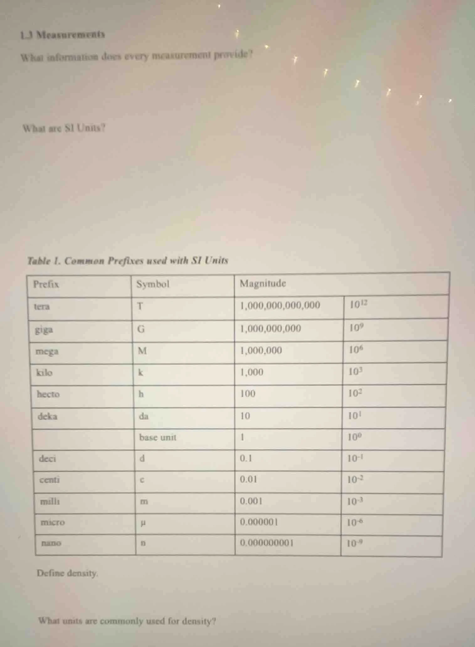 1.1 measurements what information does every measurement provide? what …