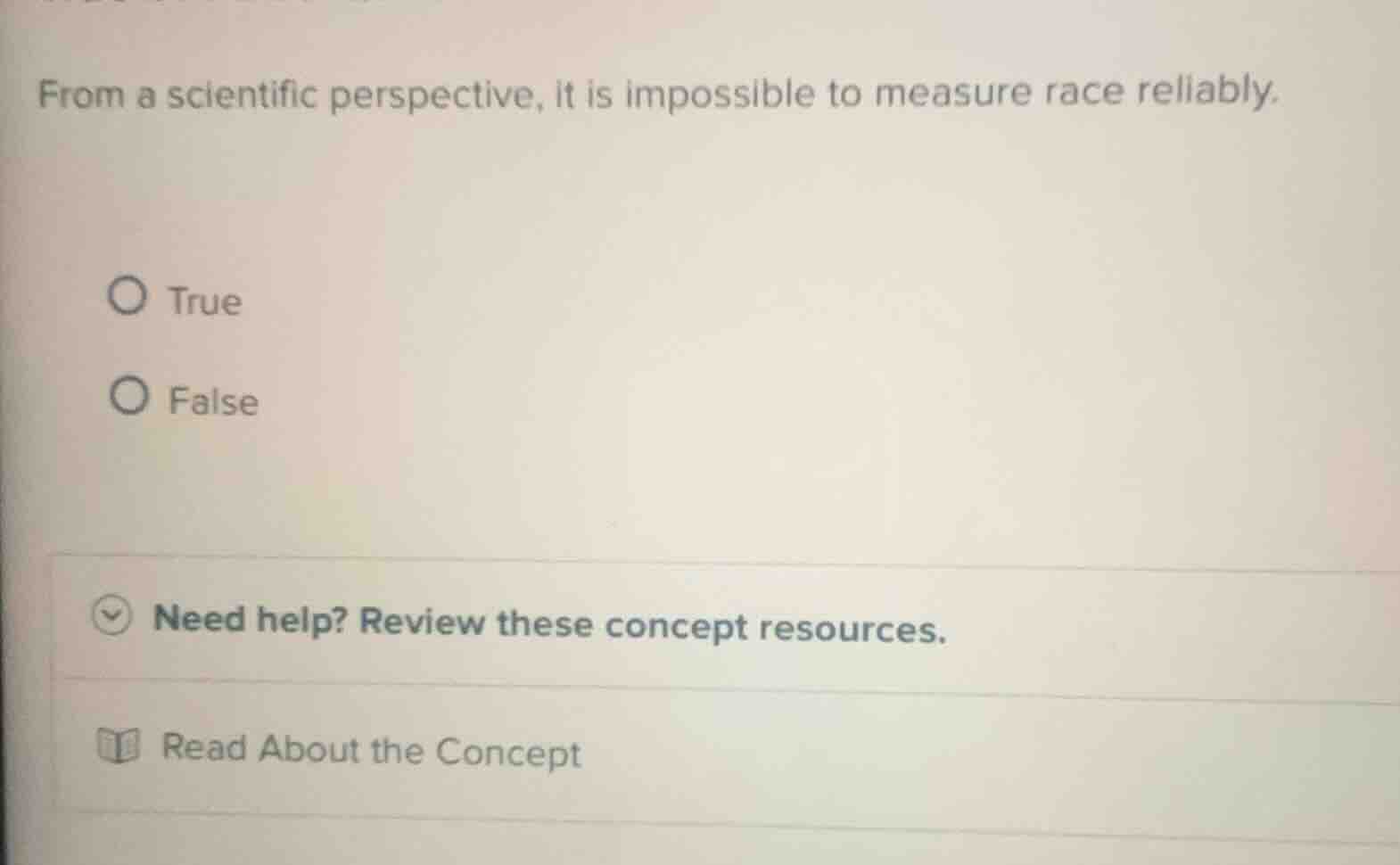 from a scientific perspective, it is impossible to measure race reliabl…