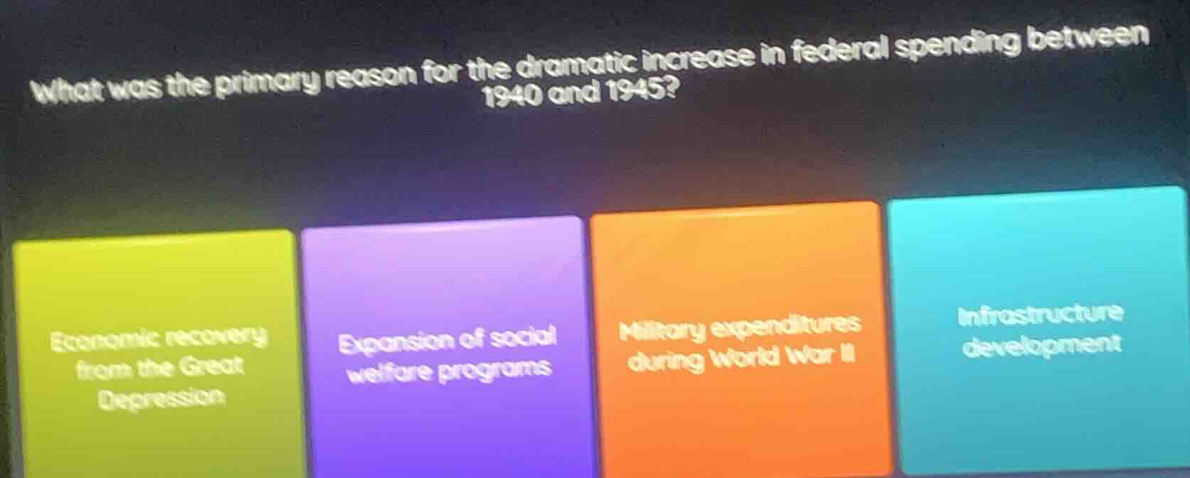 what was the primary reason for the dramatic increase in federal spendi…