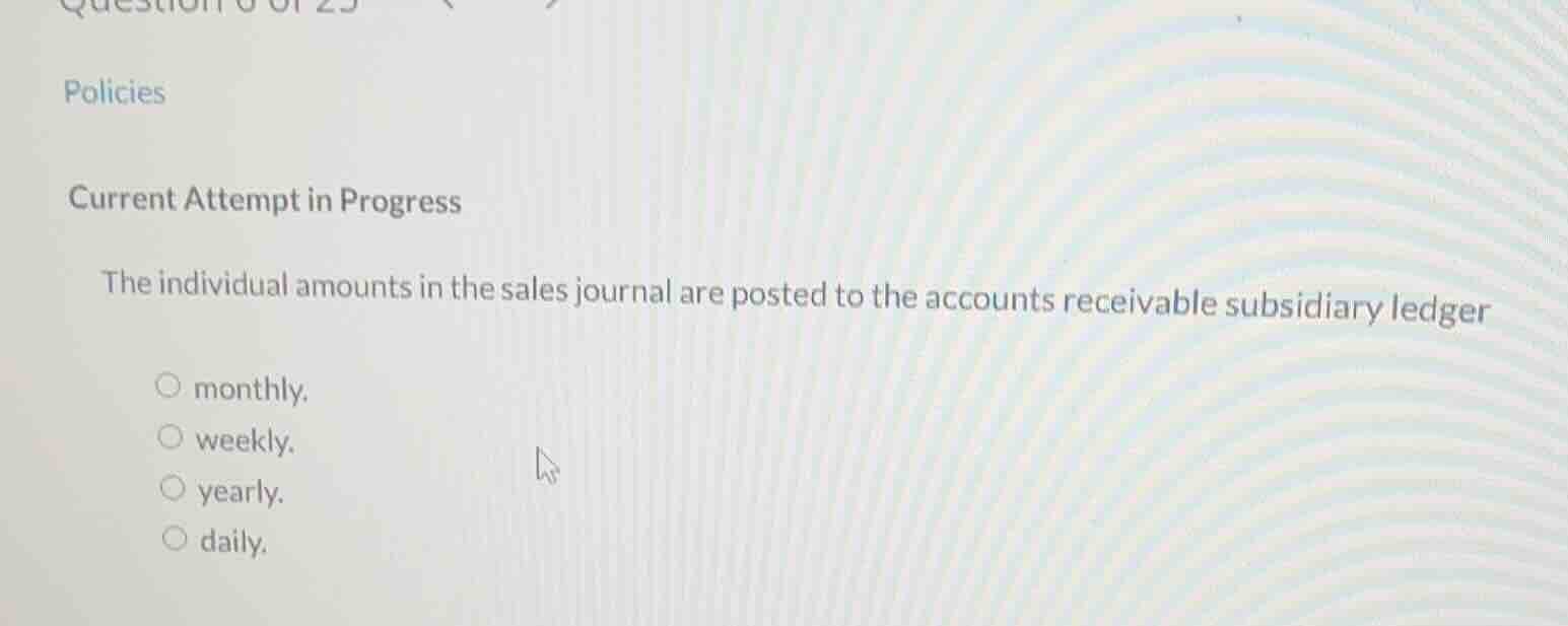 policies current attempt in progress the individual amounts in the sale…