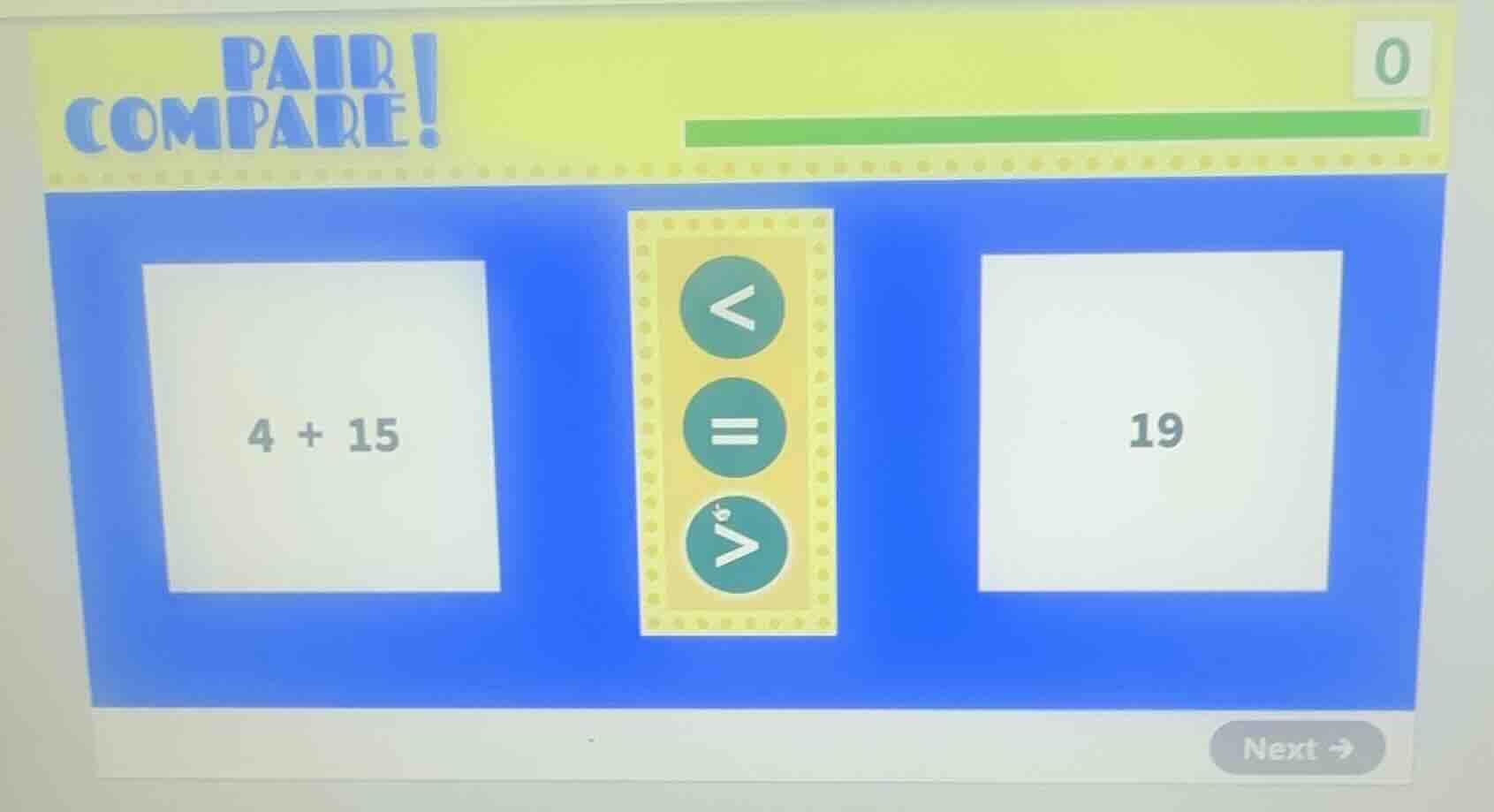 pair compare! 0 4 + 15 19 next →