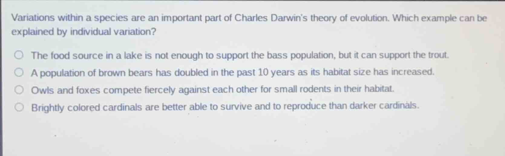 variations within a species are an important part of charles darwins th…