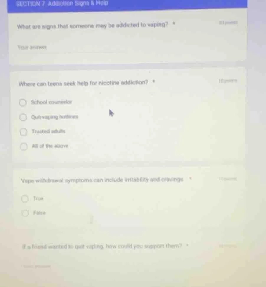 section 7 addiction signs & help what are signs that someone may be add…