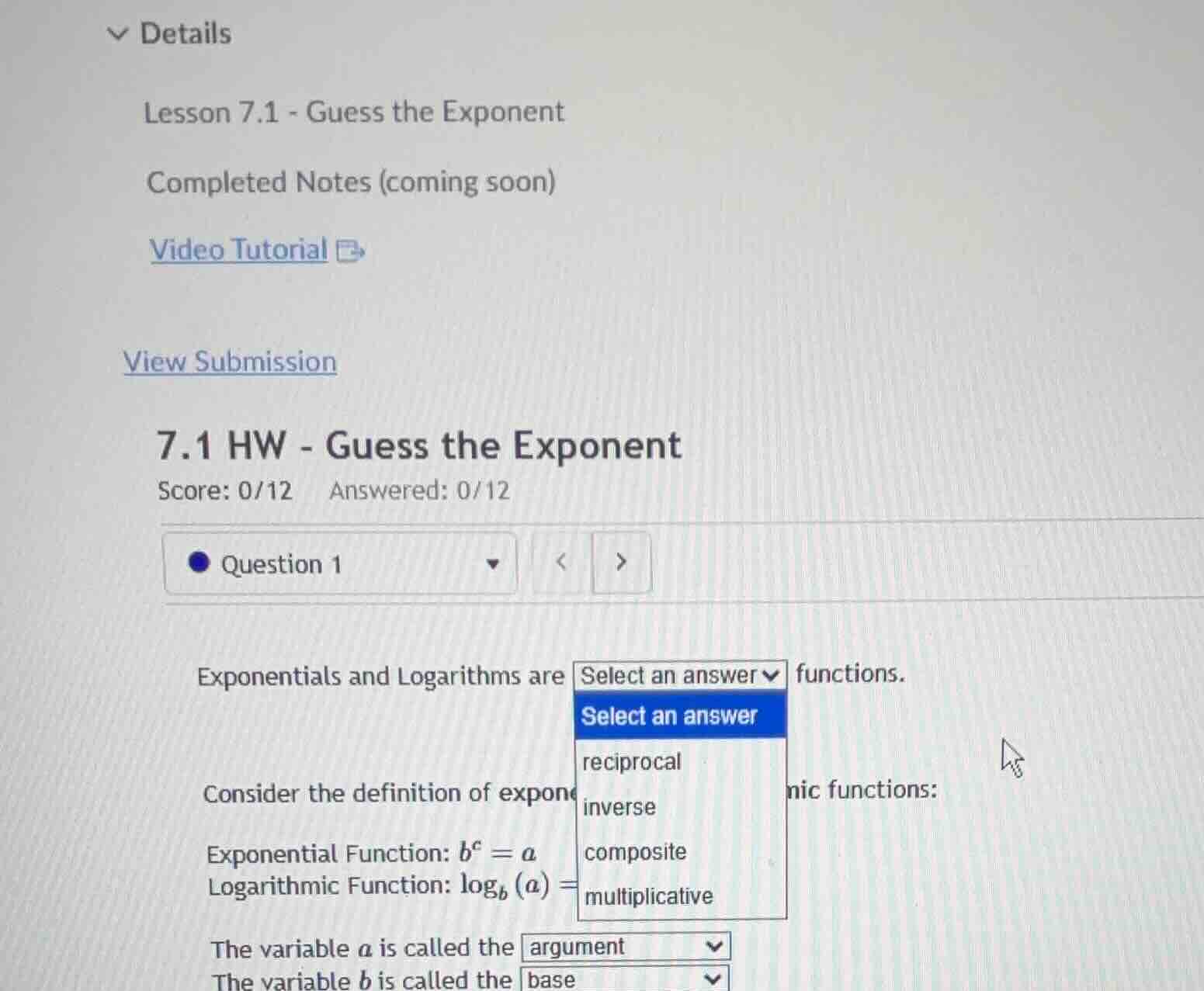 details lesson 7.1 - guess the exponent completed notes (coming soon) v…