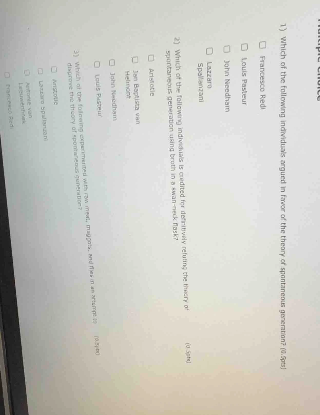 multiple choice 1) which of the following individuals argued in favor o…