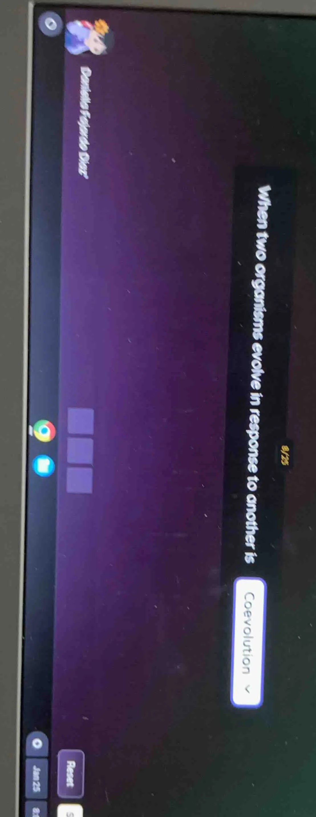 when two organisms evolve in response to another is coevolution