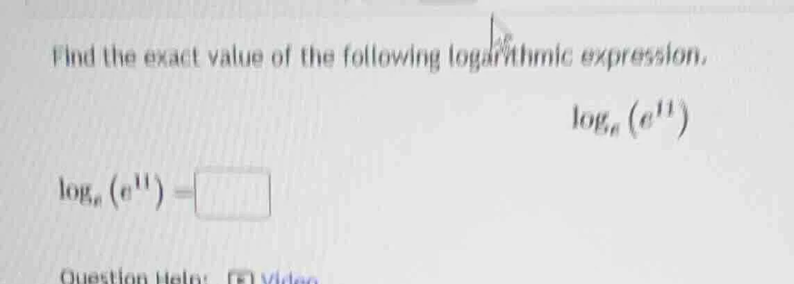 find the exact value of the following logarithmic expression. \\(\\log_…