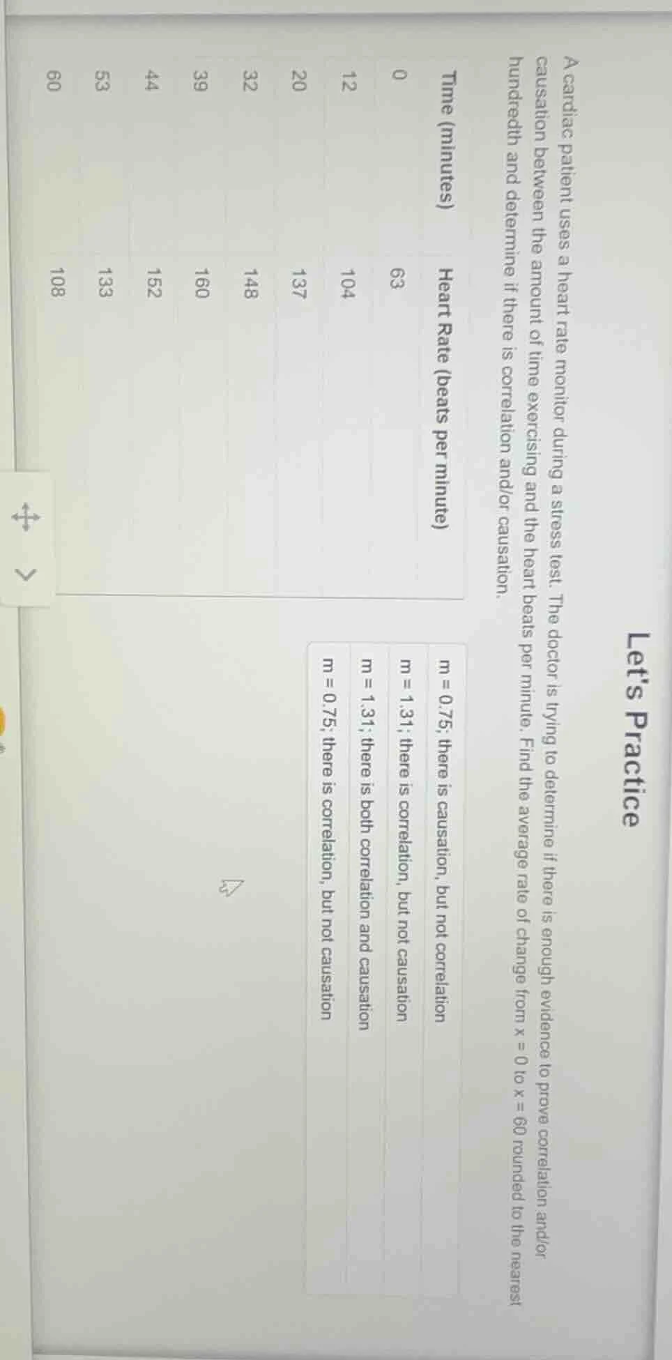 lets practice a cardiac patient uses a heart rate monitor during a stre…