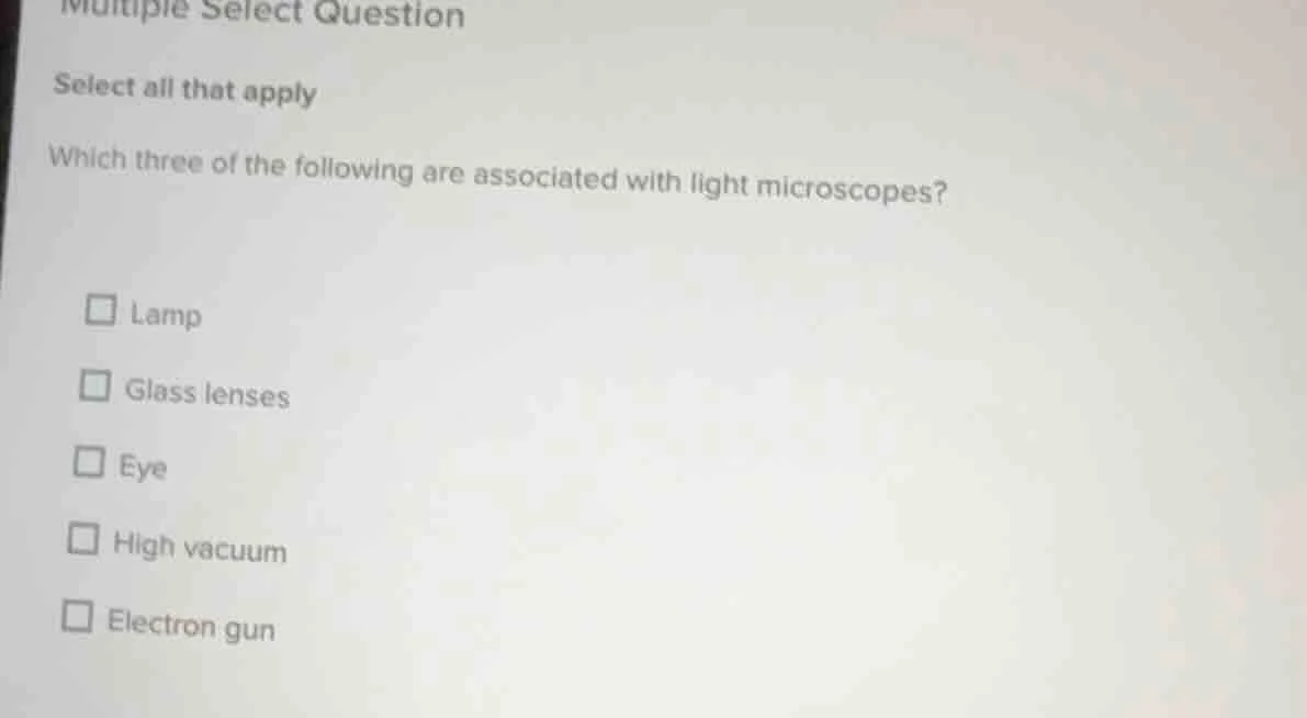 multiple select question select all that apply which three of the follo…