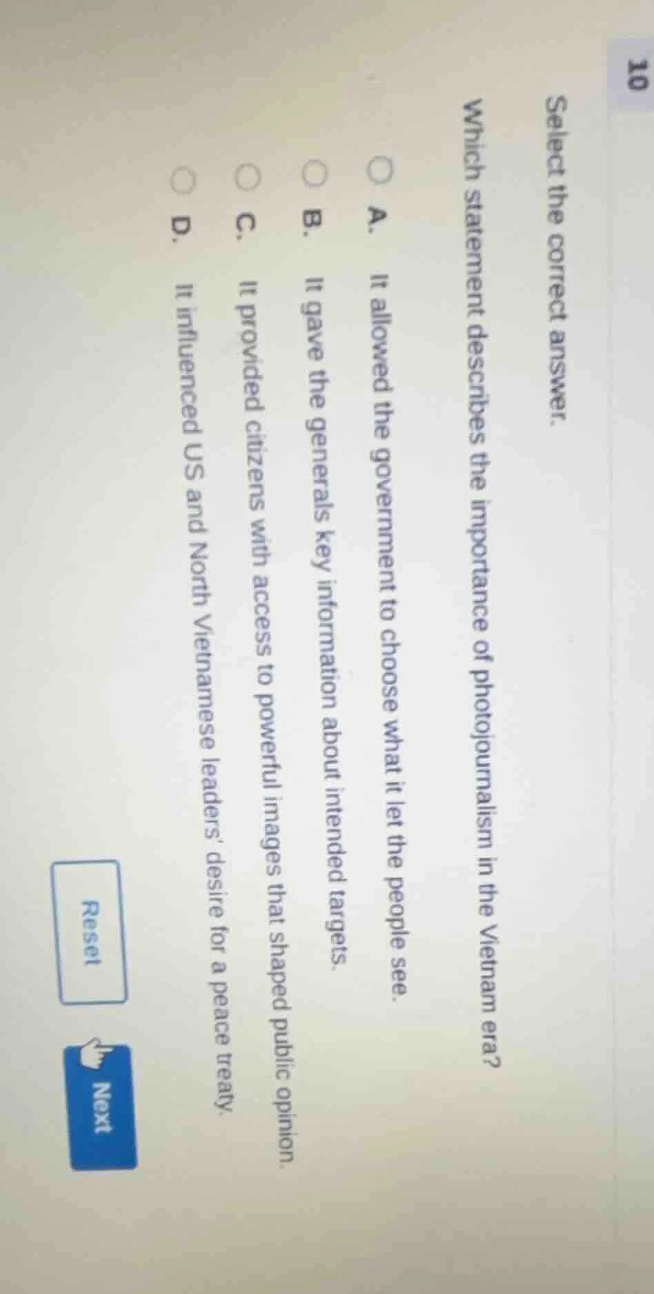 select the correct answer. which statement describes the importance of …