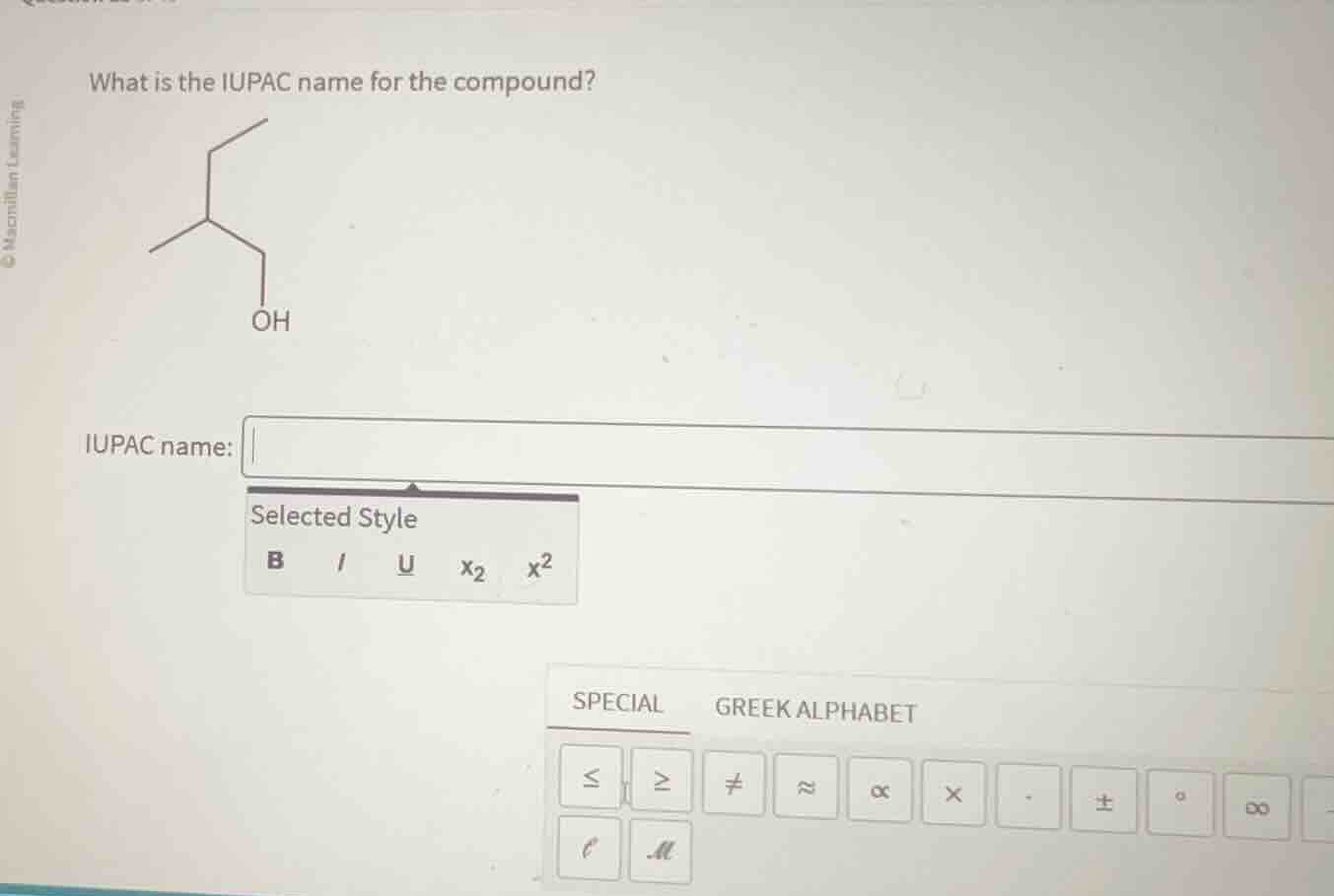 what is the iupac name for the compound? iupac name: