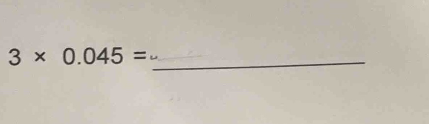 3 × 0.045 =