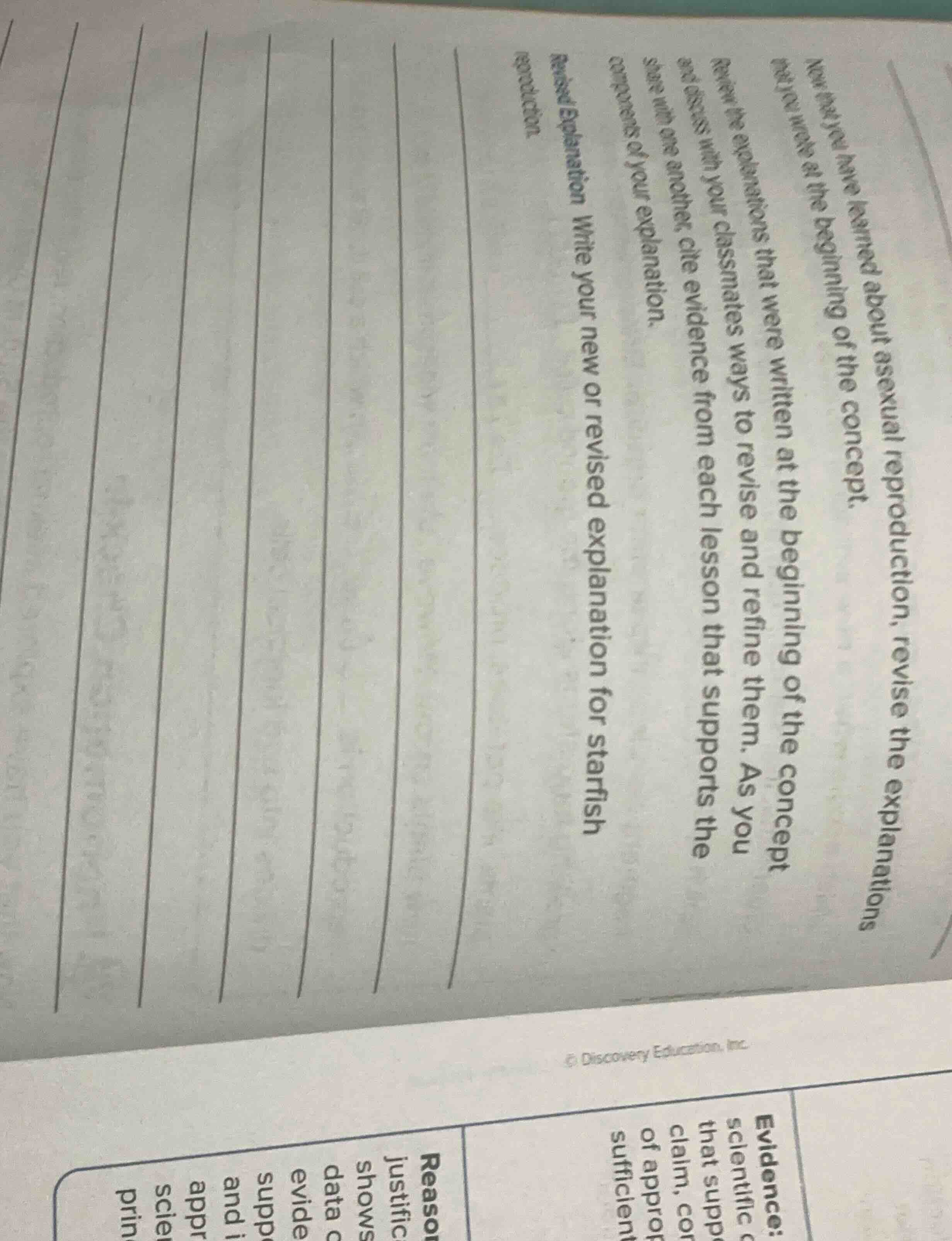 now that you have learned about asexual reproduction, revise the explan…