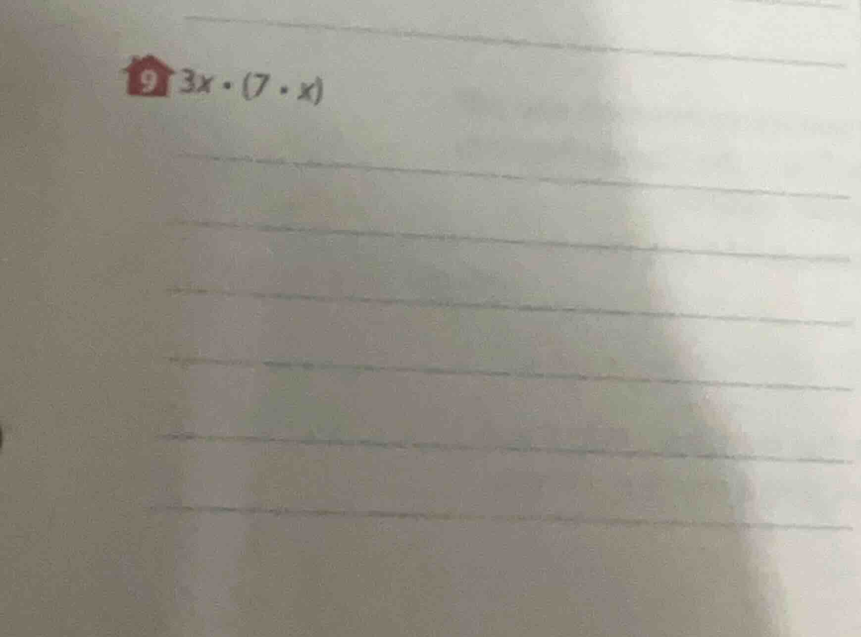 9 3x·(7·x)