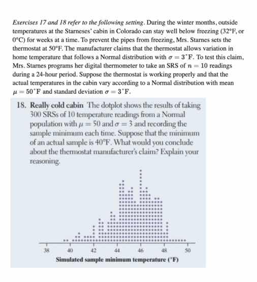 exercises 17 and 18 refer to the following setting. during the winter m…