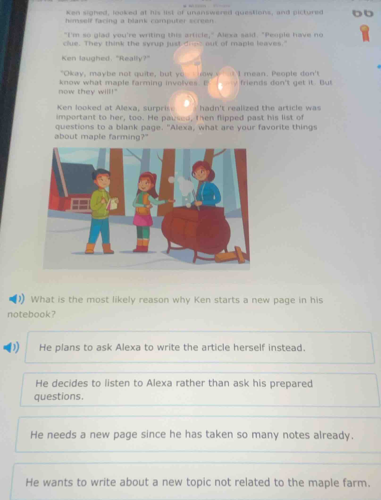 ken sighed, looked at his list of unanswered questions, and pictured hi…