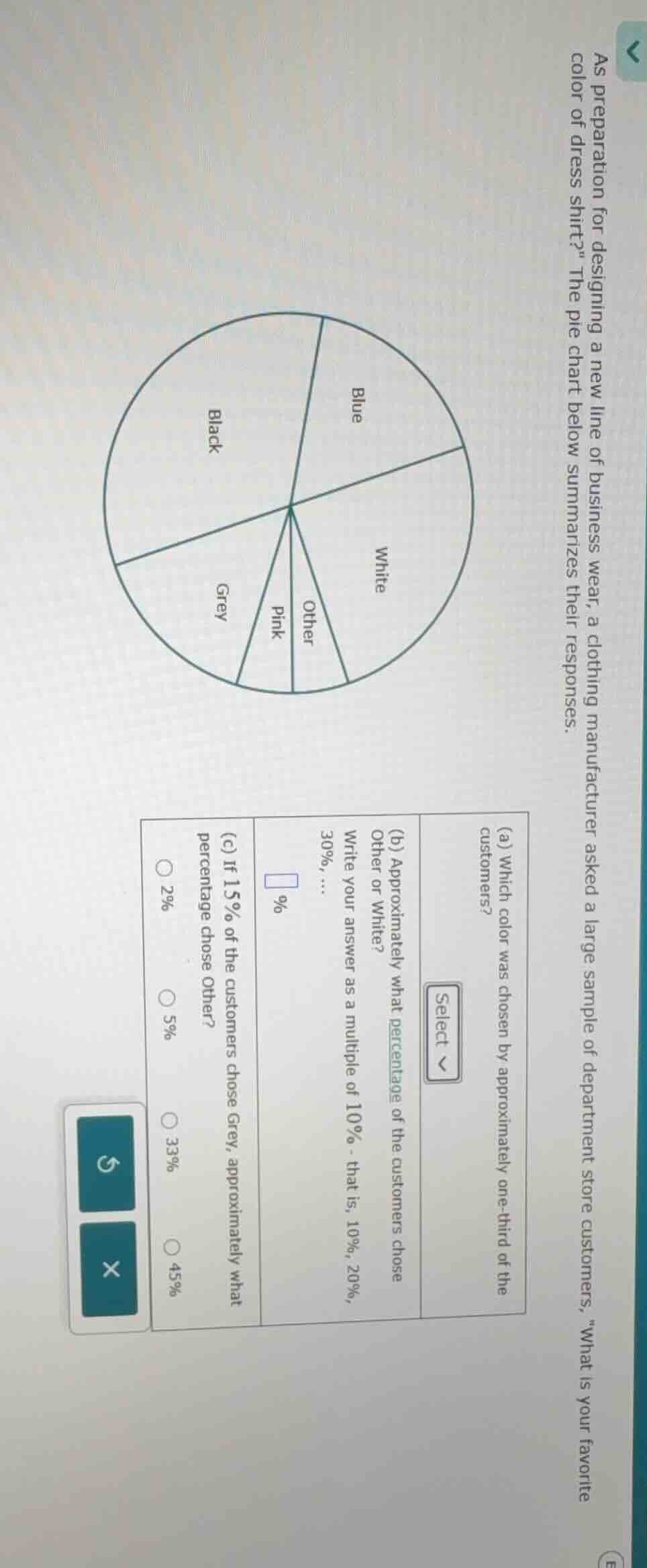 as preparation for designing a new line of business wear, a clothing ma…