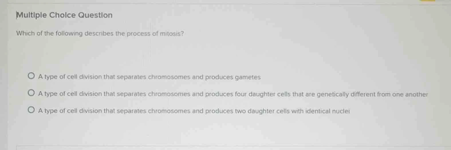 multiple choice question which of the following describes the process o…