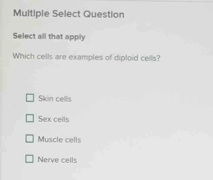 multiple select question select all that apply which cells are examples…