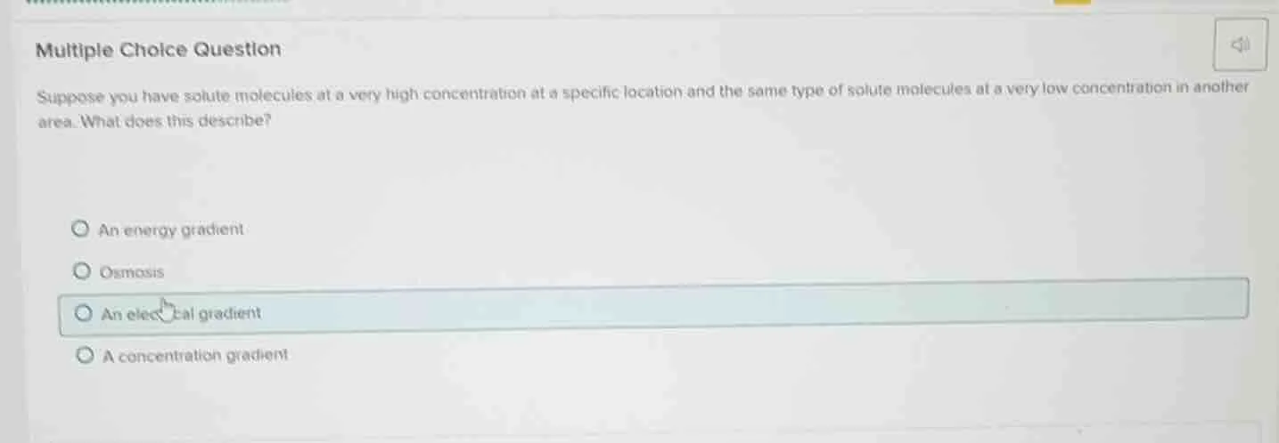 multiple choice question suppose you have solute molecules at a very hi…