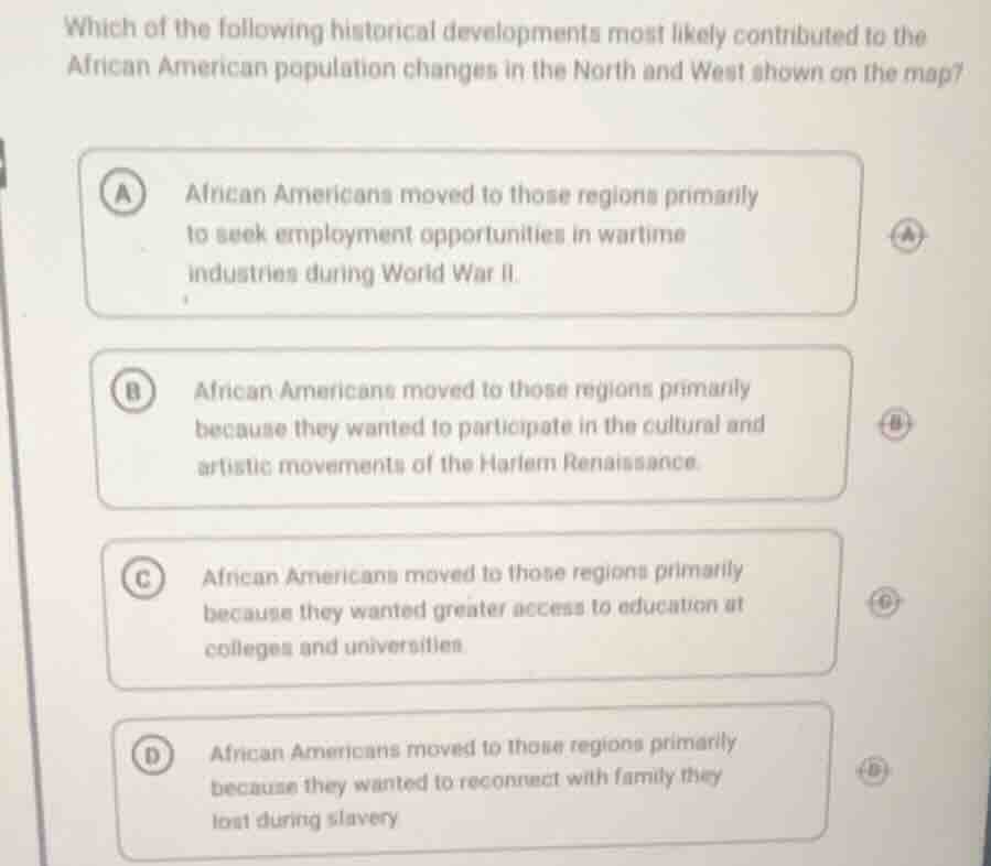 which of the following historical developments most likely contributed …