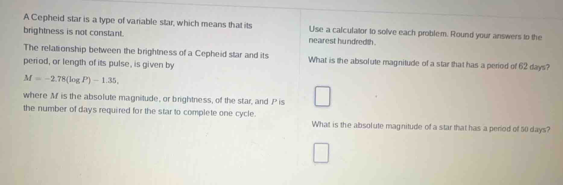 a cepheid star is a type of variable star, which means that its brightn…