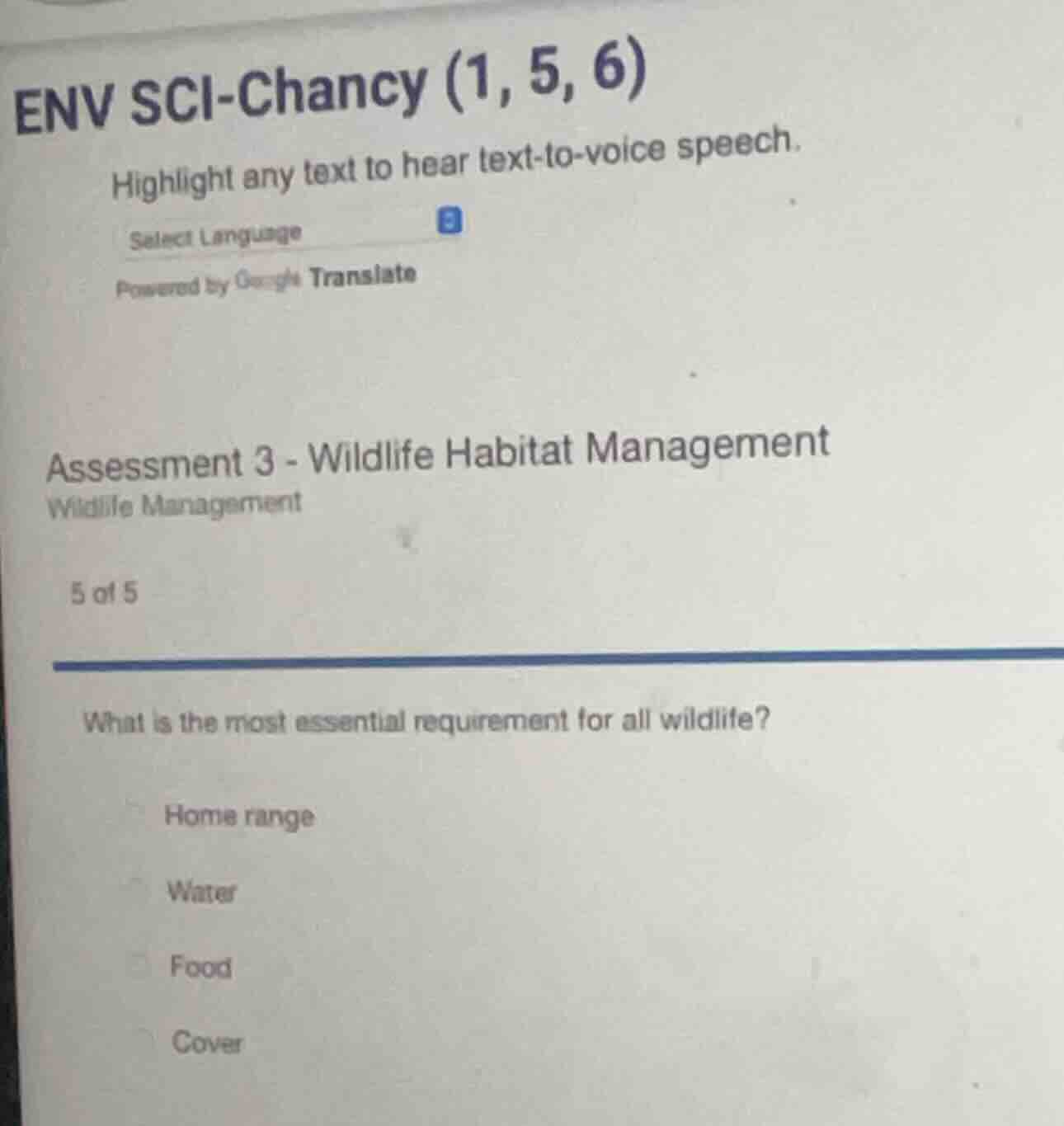 env sci-chancy (1, 5, 6) highlight any text to hear text-to-voice speec…