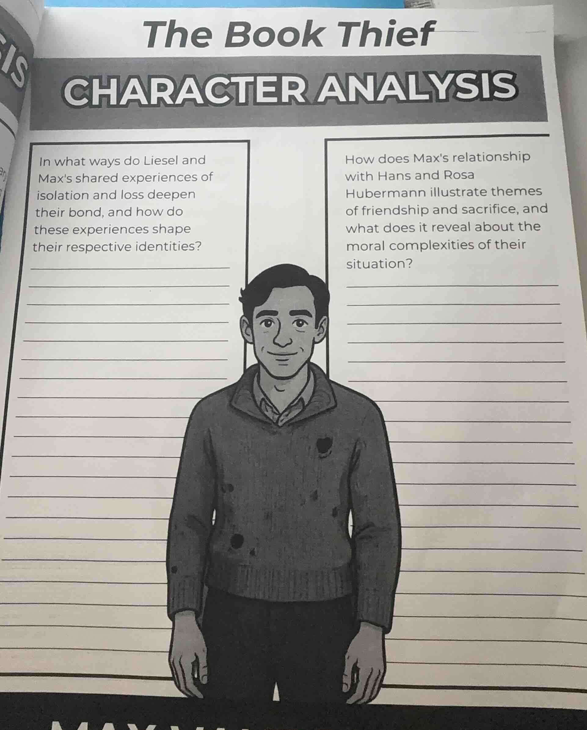 the book thief character analysis in what ways do liesel and maxs share…