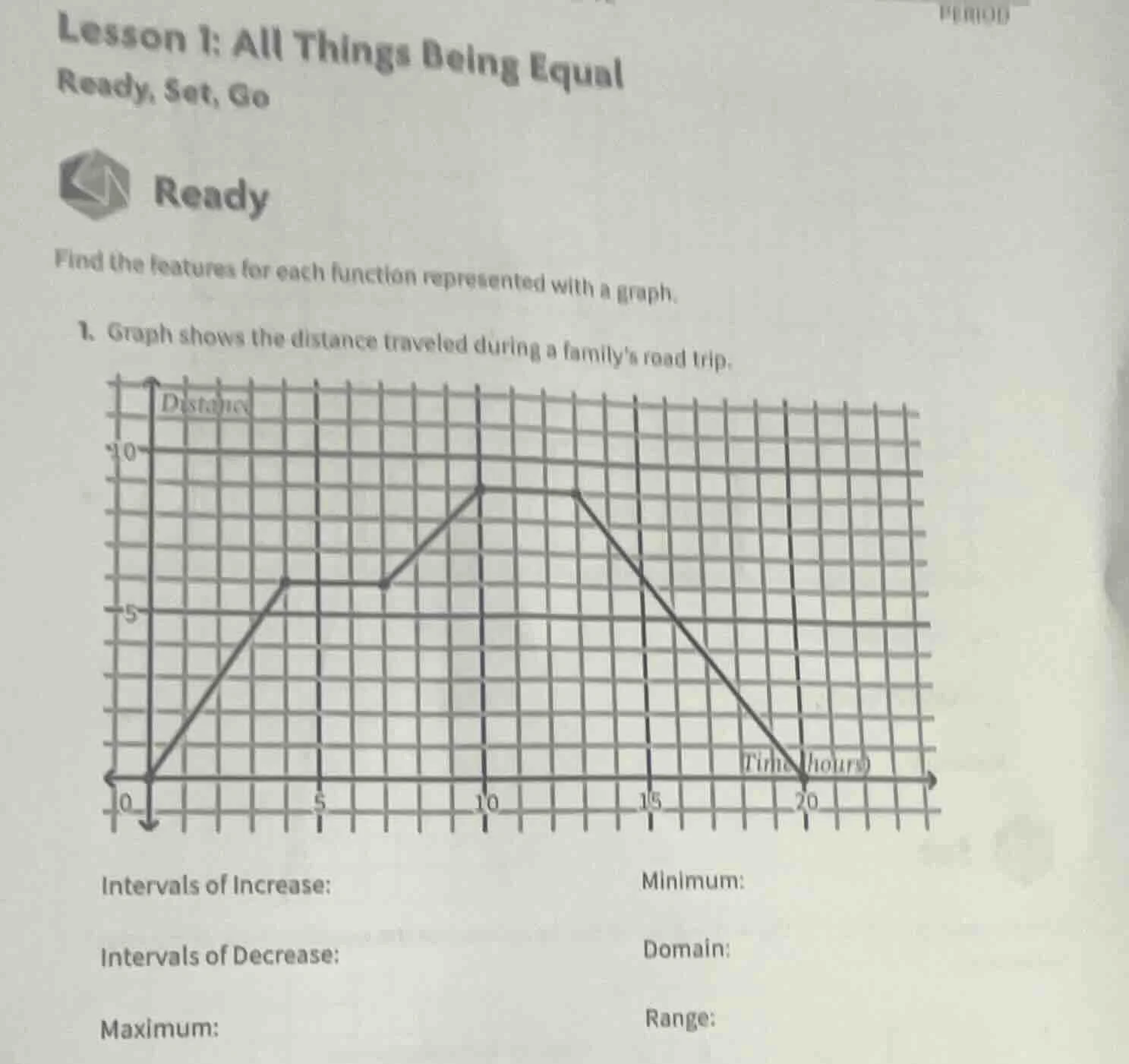 lesson 1: all things being equal ready, set, go ready find the features…