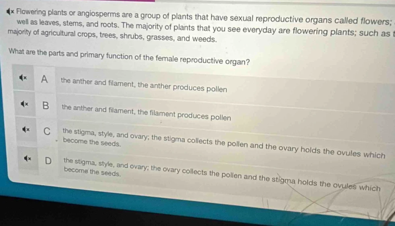 flowering plants or angiosperms are a group of plants that have sexual …