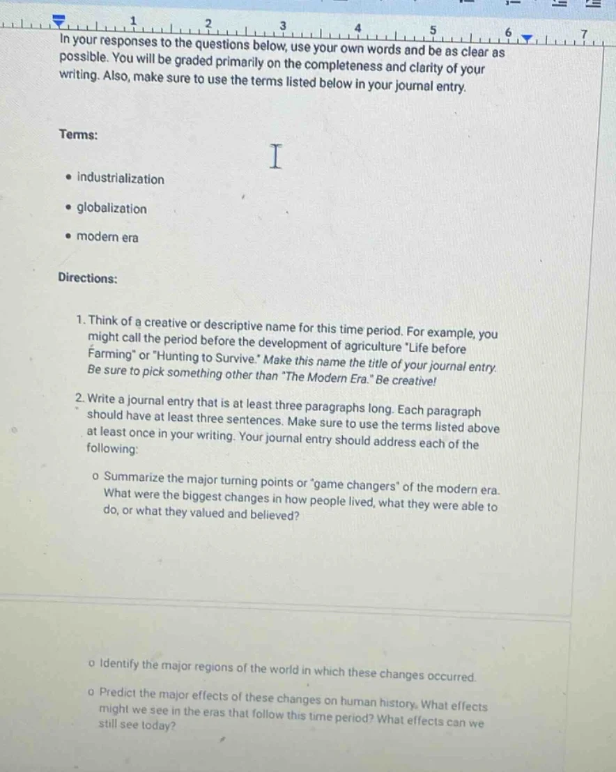 in your responses to the questions below, use your own words and be as …