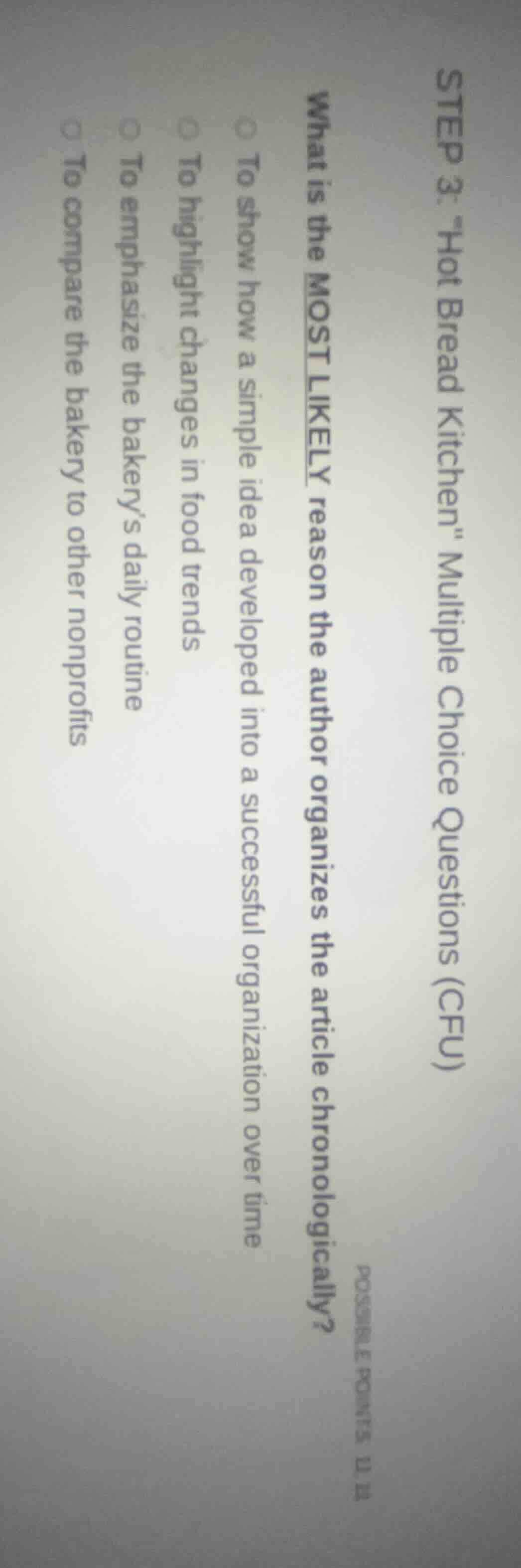 step 3: “hot bread kitchen” multiple choice questions (cfu) what is the…